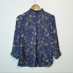 Lovely Blue Banana Republic Blouse